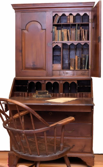 James Morris Desk and Bookshelf