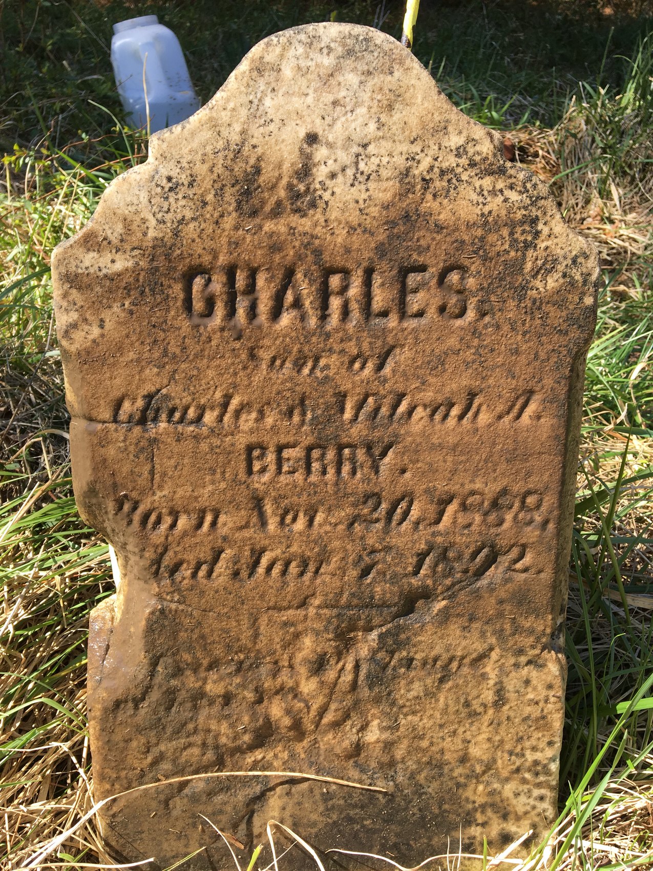 Gravestone of Charles Berry