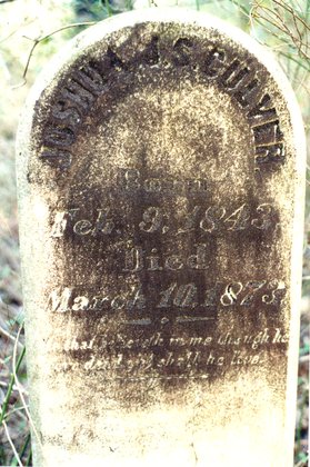 Gravestone of Joshua J. S. Culver