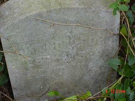 Headstone or supporting photograph for Edmond W. Ford