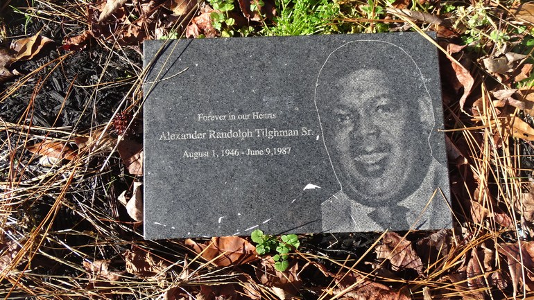 Gravestone: Alexander Randolph Tilghman Sr.