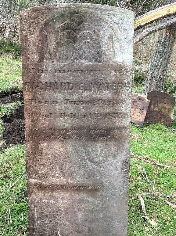 Gravestone: Richard Ezekiel Waters