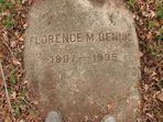 Headstone or supporting photograph for Florence M. Dennis — additional view