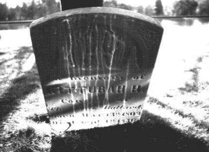 Headstone or supporting photograph for Kitturah H. Ballard
