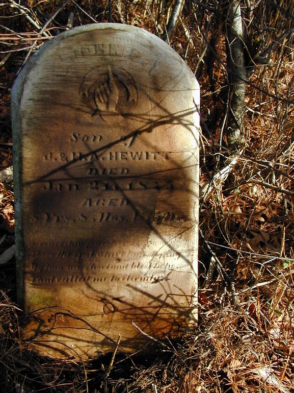 Gravestone: John P. Hewitt