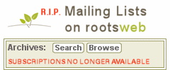 Mailing Lists On RootsWeb