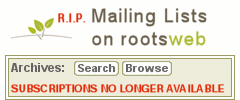 Mailing Lists On RootsWeb