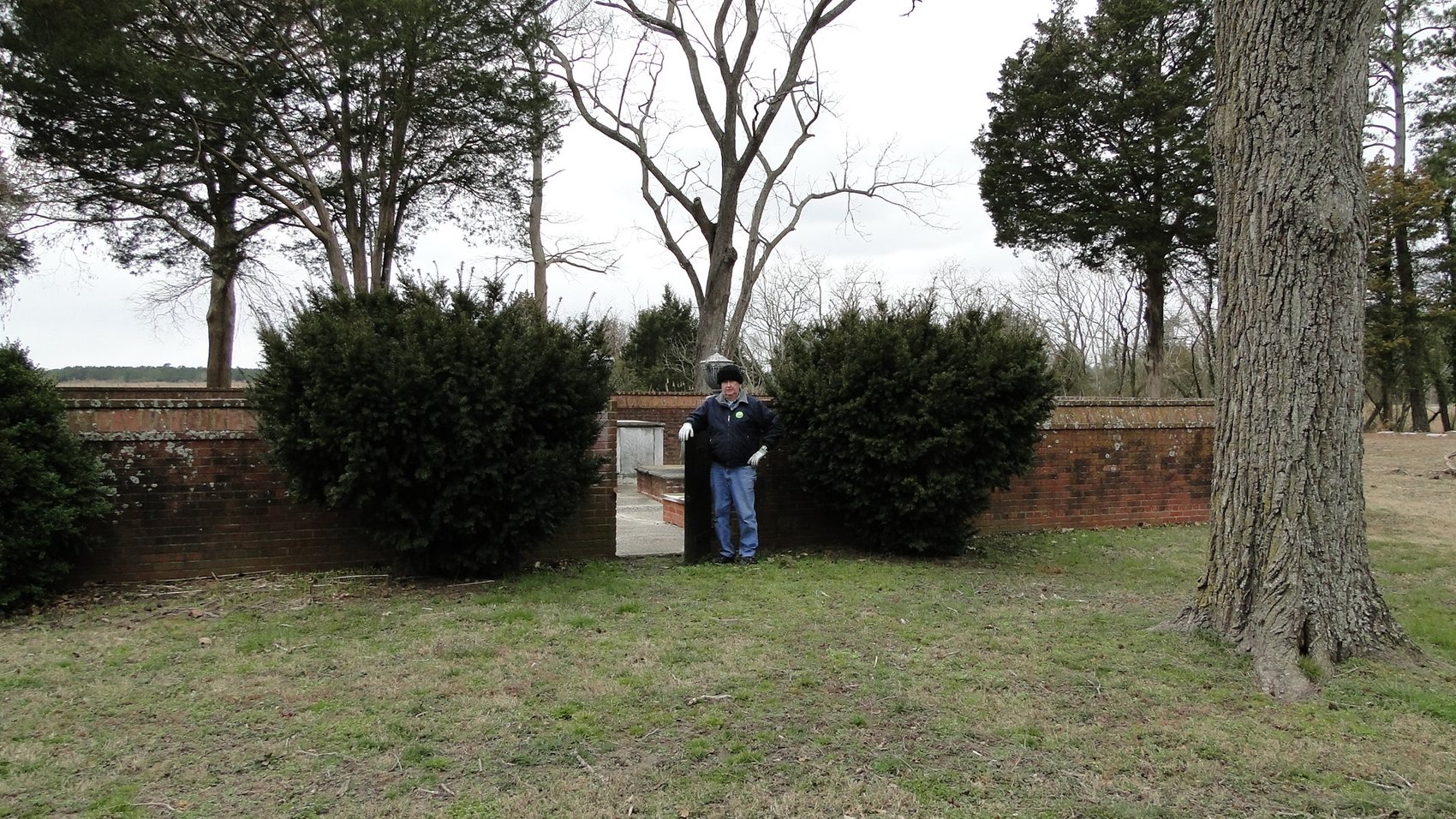 Entrance to the Dennis Family Burial Ground at Beverly.