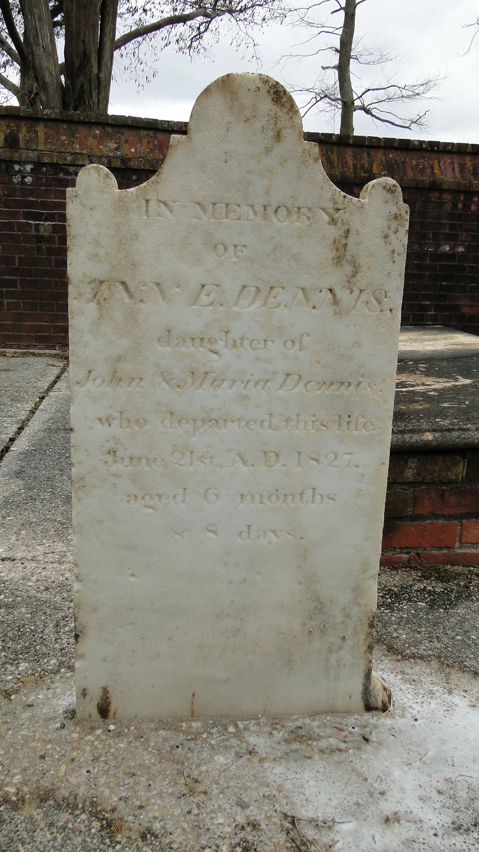 Dennis, Ann E. (dau. of John & Maria)2