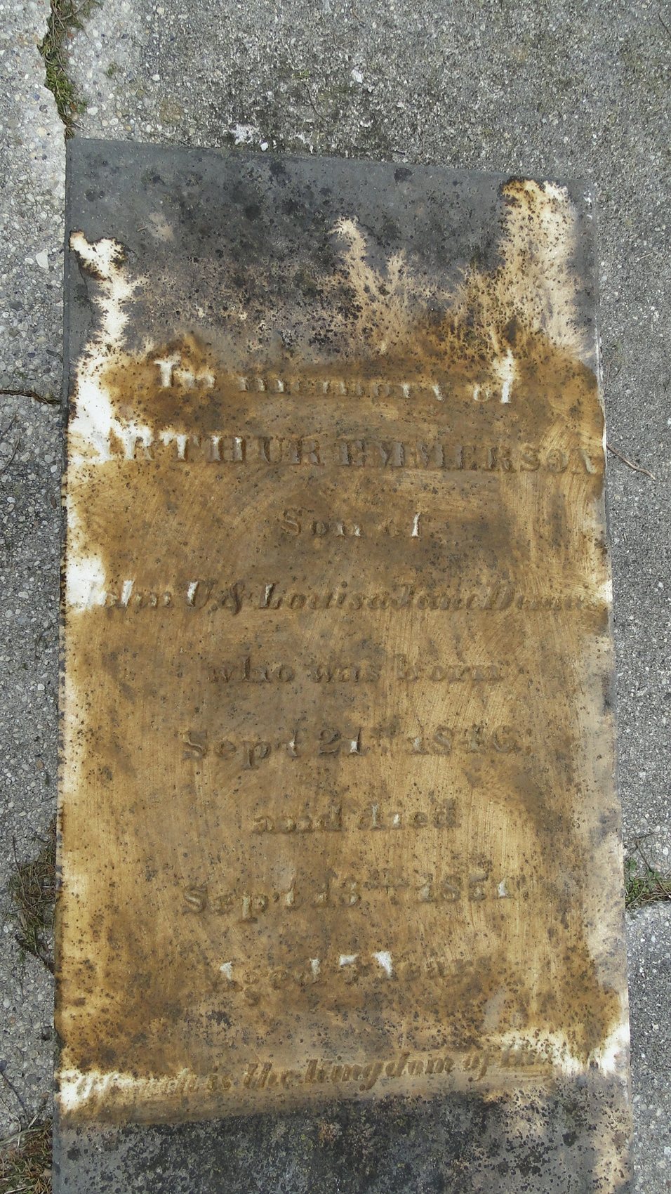 Dennis, Arthur E. (son of John U. & Louisa)