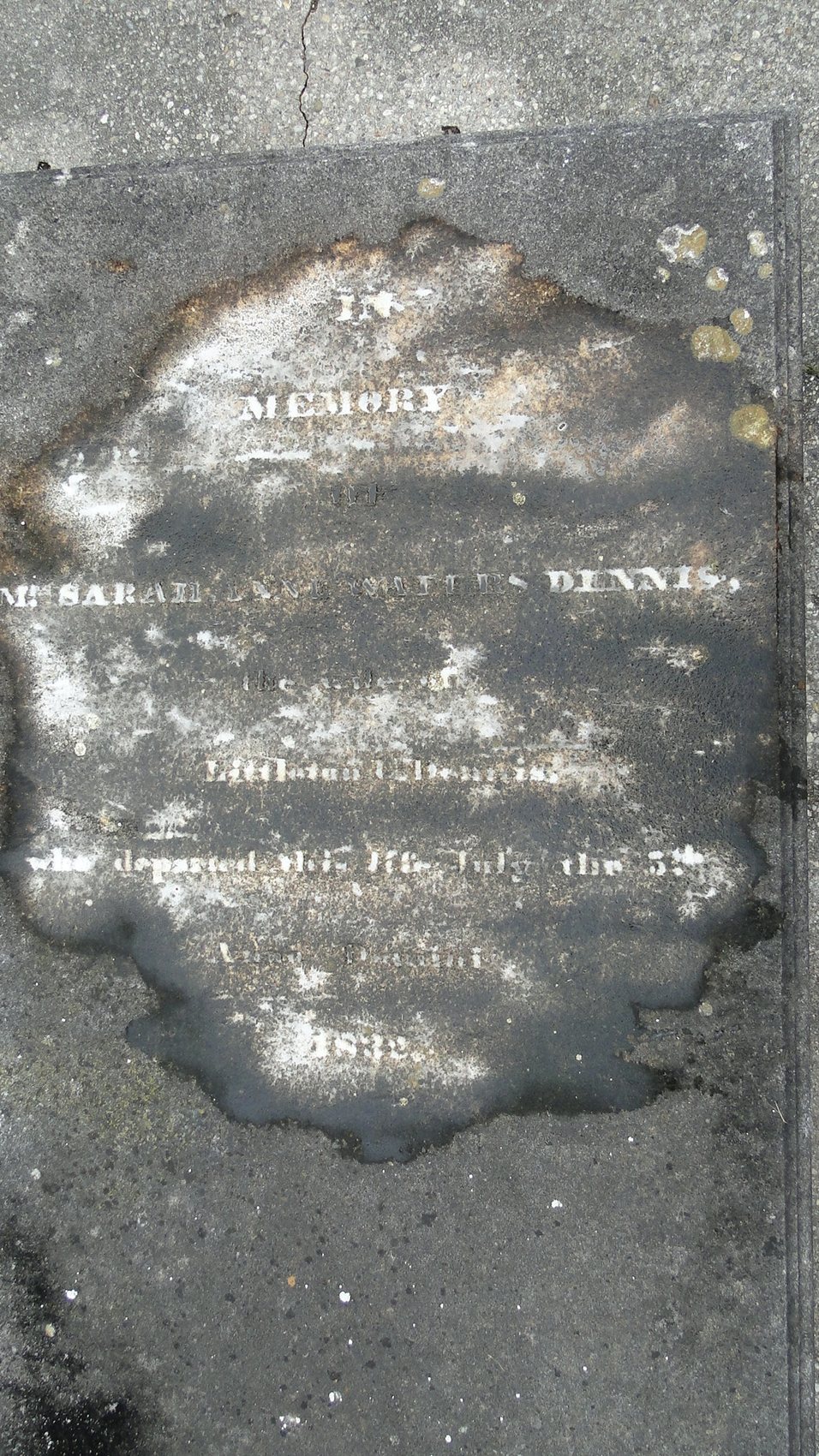 Dennis, Sarah Anne Waters