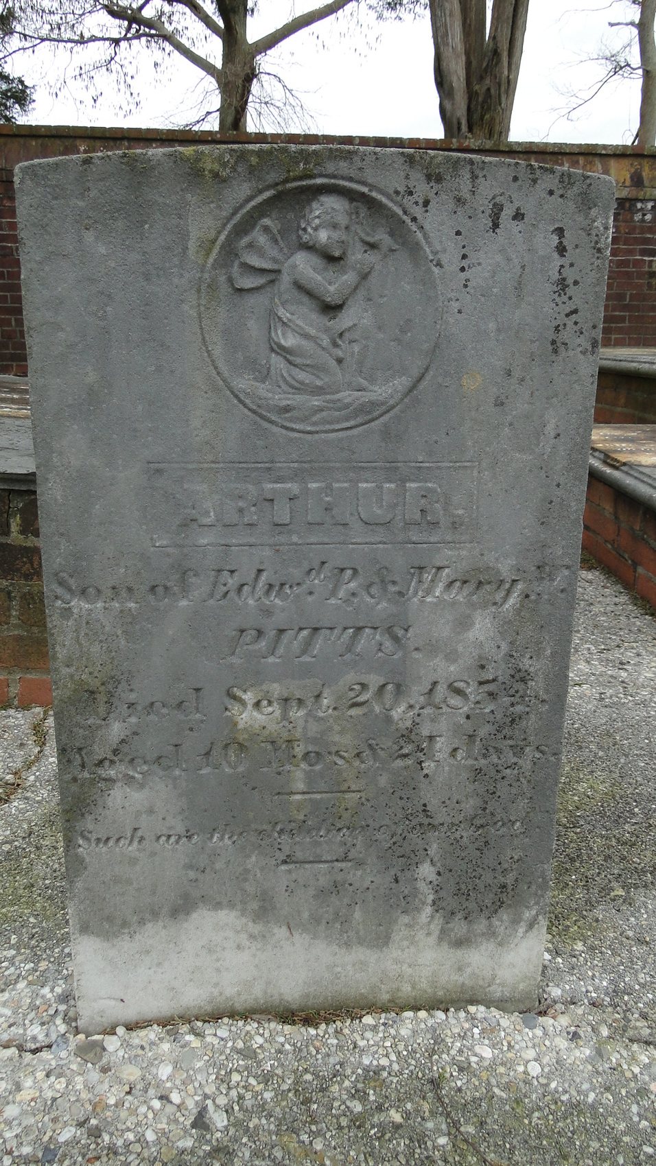 Pitts, Arthur (son of Edw. P. & Mary)