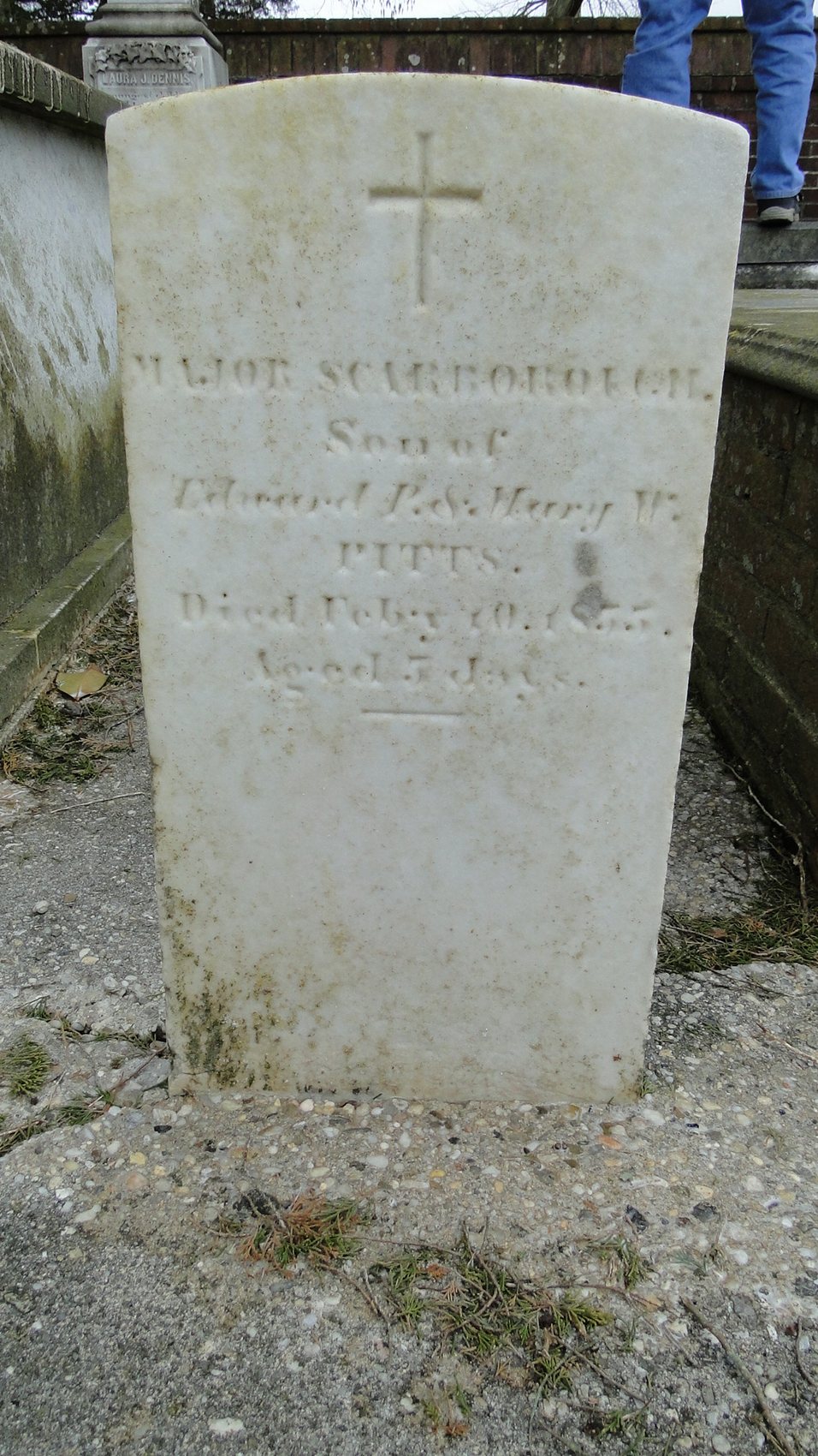 Pitts, Major Scarborough (son of Edw. & Mary)