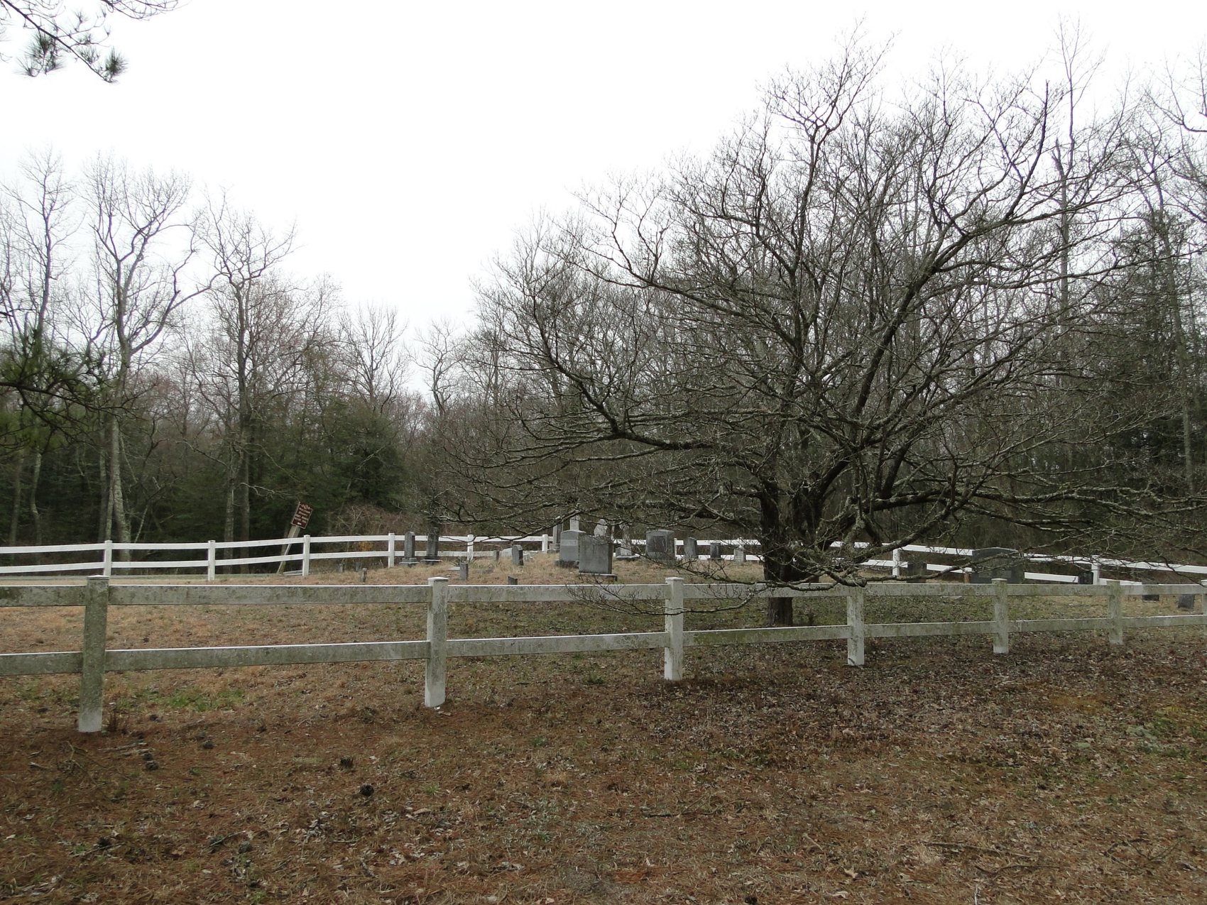 Old Nazareth Cemetery, northeast view.