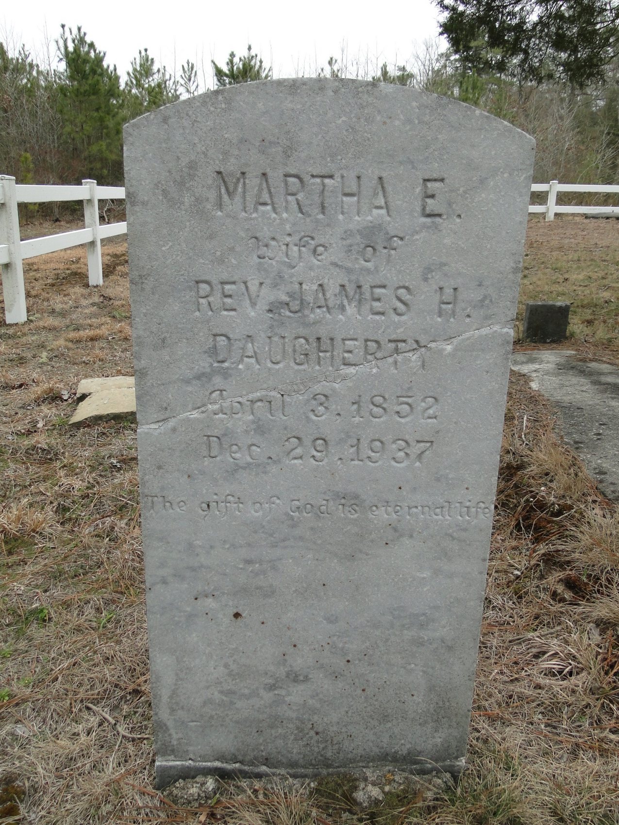 Daugherty, Martha E. (wife of Rev. James H.)
