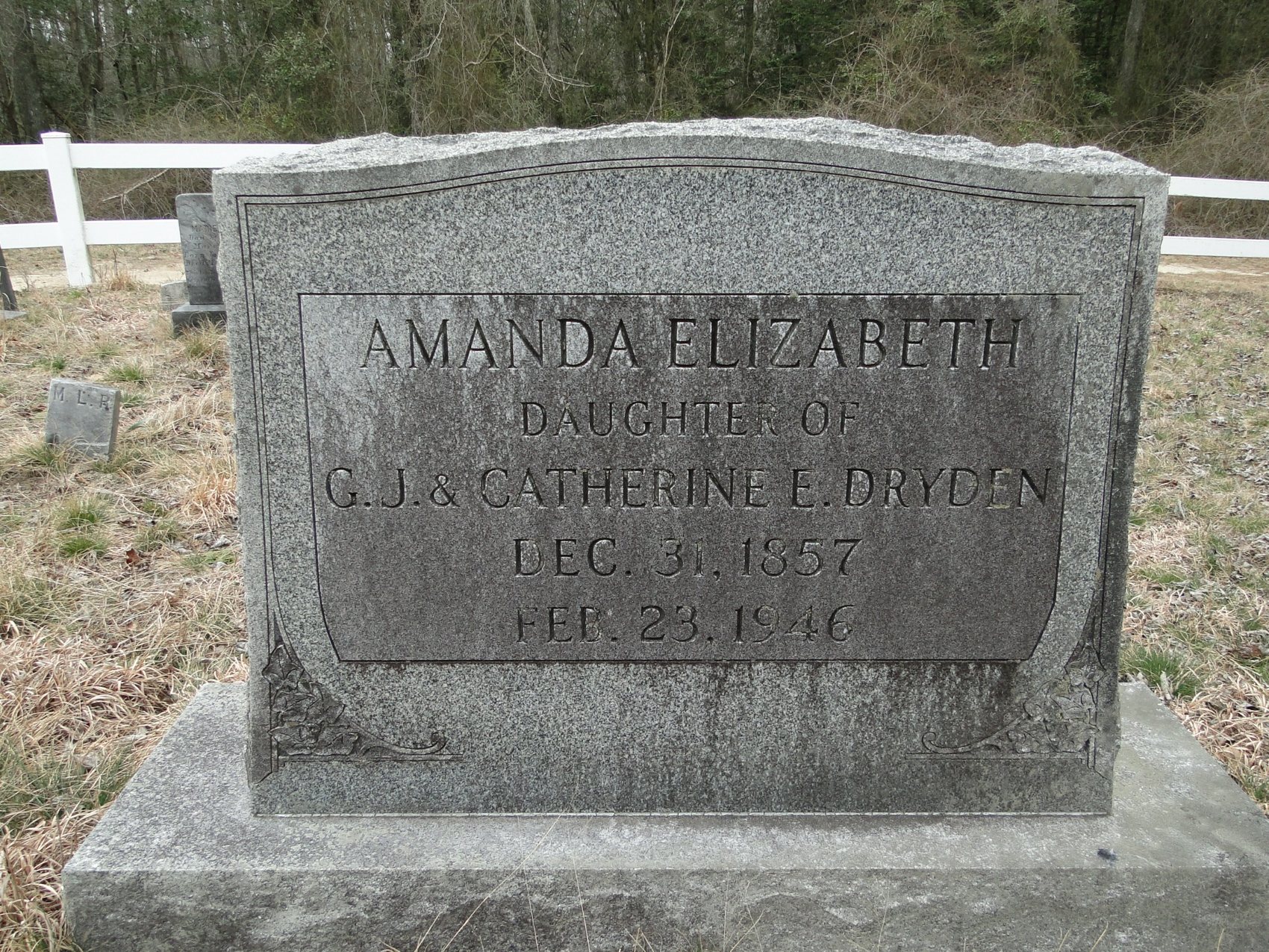 Dryden, Amanda Elizabeth