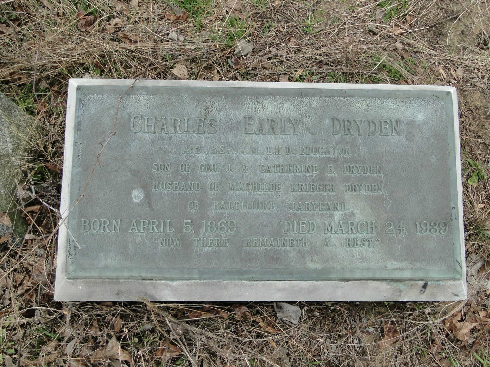Dryden, Charles Early