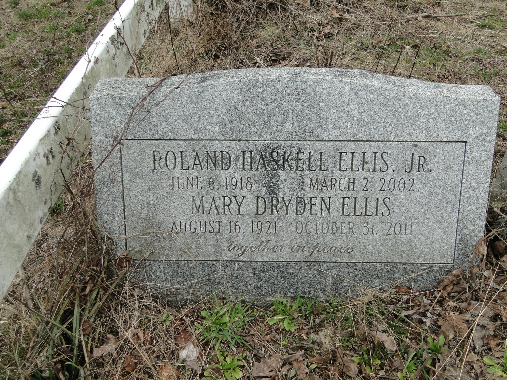 Ellis, Roland Haskell Jr. & Mary (Dryden)