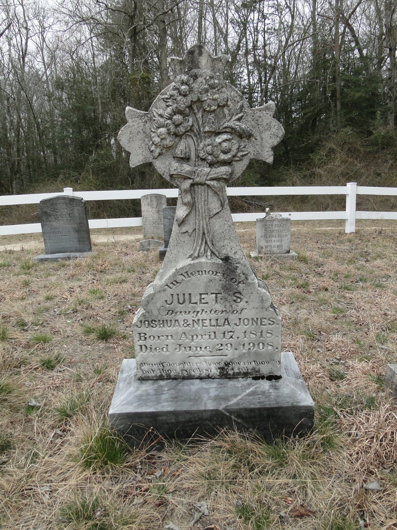 Jones, Julet S. (dau of Joshua & Nella)