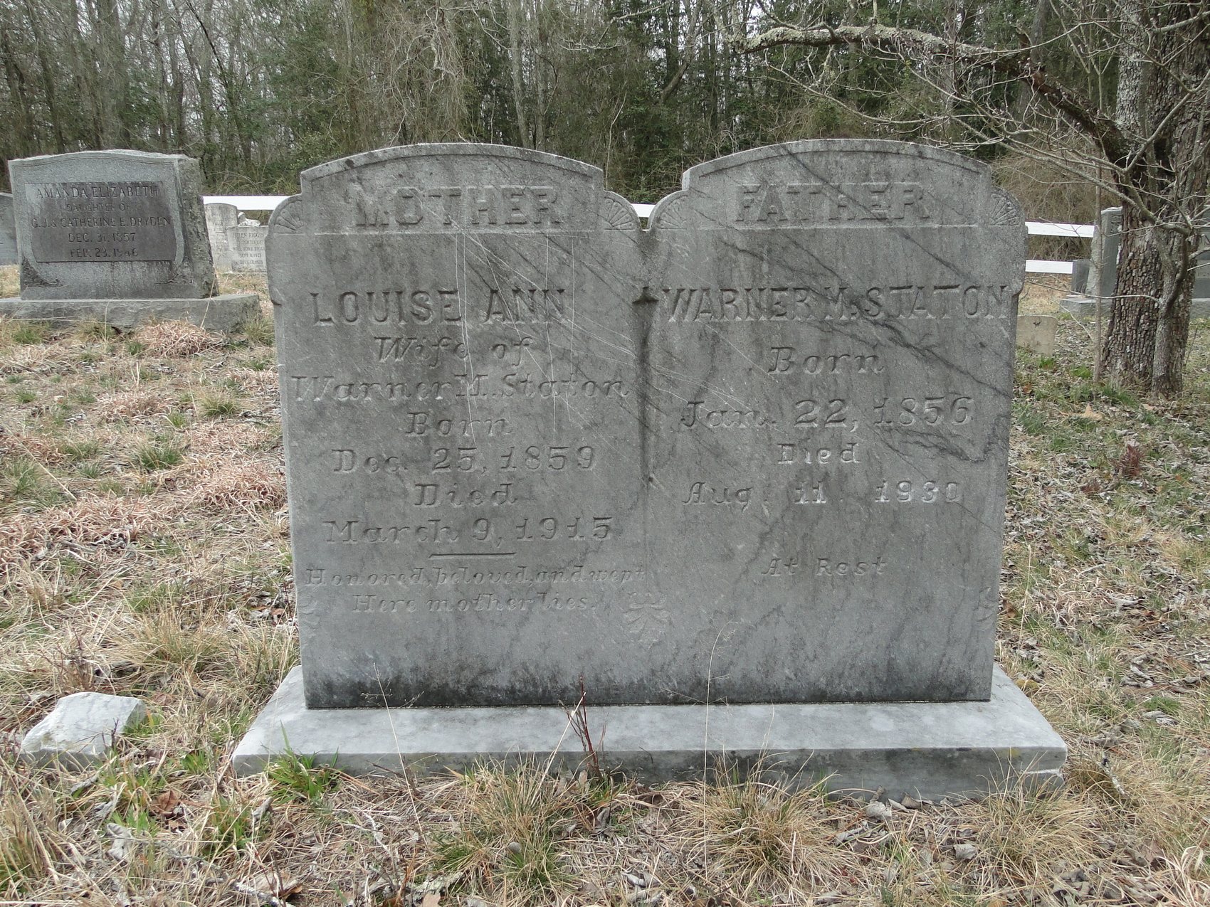 Staton, Warner M. & Louise Ann